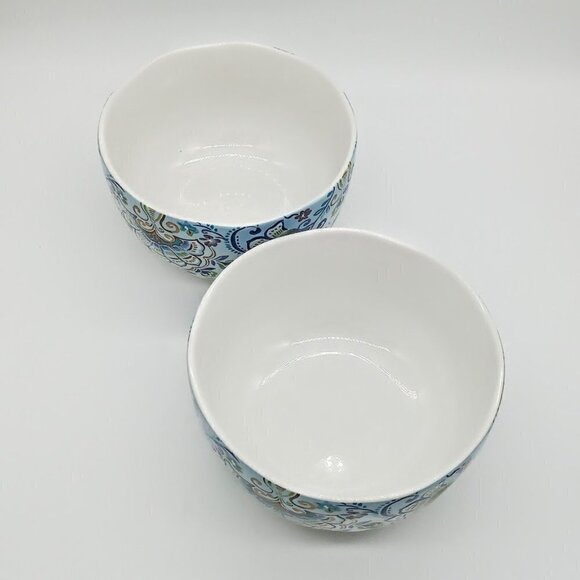 222 Fifth Aisha Fine China Porcelain Soup Cereal Bowls (2) - Picture 2 of 6